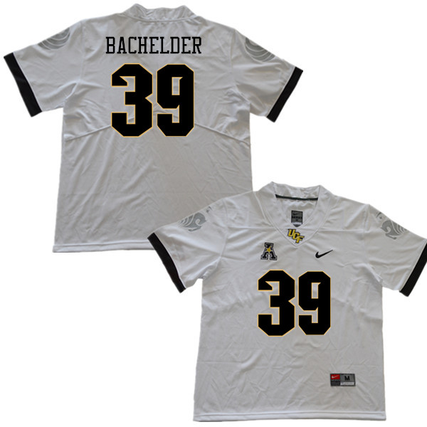 Men #39 Palmer Bachelder UCF Knights College Football Jerseys Sale-White